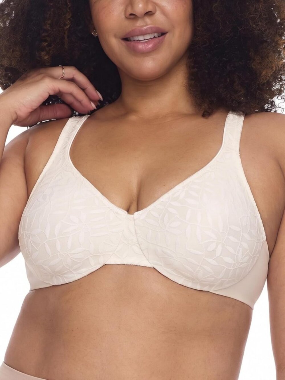 Sheer Leaves Minimizer Bra for Women - Comfortable, Stylish Supportive Lingerie